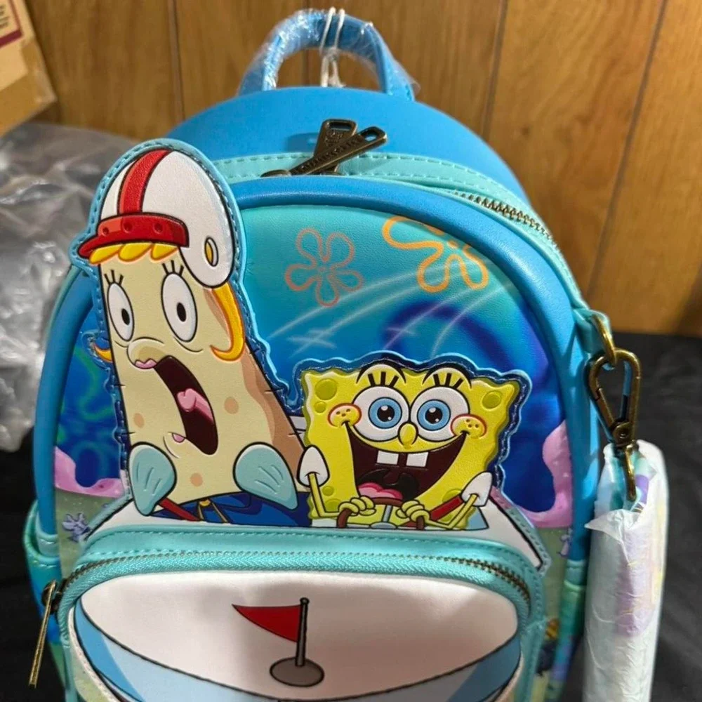 Loungefly SpongeBob SquarePants Mrs. Puff Driving mini‎ backpack NWT